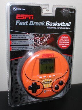 3/$77❤️sealed 2007 ESPN Fast Break Basketball Electronic Handheld Game Zizzle